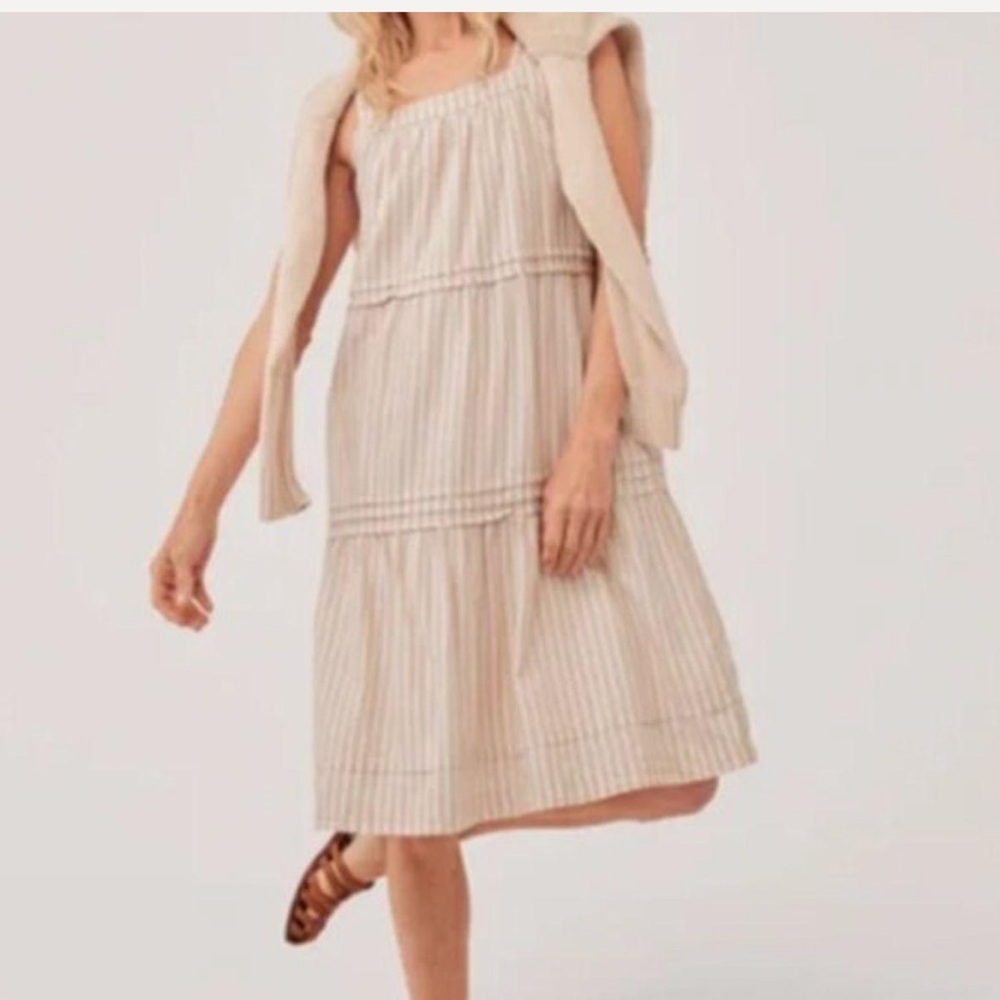 ‼️NWT: Pact Organic Sunset Easy Cami Maxi Dress - S - Picture 2 of 6